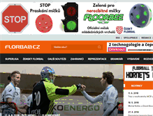 Tablet Screenshot of florbal.cz